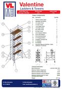 UTS Access Tower 1.45m (W) x 2.5m (L) 7.7m Platform Height