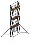 UTS 700 FOLD OUT ACCESS TOWER 6.05M PLATFORM HEIGHT