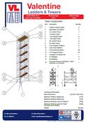 UTS Access Tower 1.45m (W) x 2.5m (L) 12.2m Platform Height