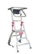 Faraone Compact Fixed Podium Stepladder 3 Tread