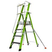 Little Giant Stadium Fibreglass Podium Step Ladder 4 Tread