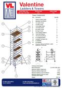 UTS Access Tower 1.45m (W) x 1.8m (L) 7.7m Platform Height