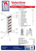 UTS Access Tower 1.45m (W) x 2.5m (L) 11.2m Platform Height