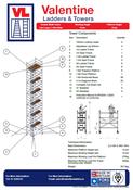 UTS Access Tower 1.45m (W) x 1.8m (L) 12.2m Platform Height