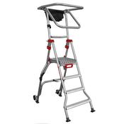 Faraone Compact Fixed Podium Stepladder 4 Tread