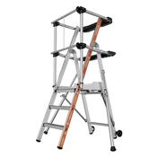 Tubesca Raptor Fixed Podium Stepladder 3 Tread