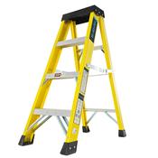INSUL8-S Fibreglass Swingback Step Ladder 4 Tread