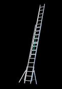 Tubesca Platinium 2 Section Rope Operated Ladder 4.09m image