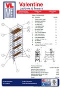 UTS Access Tower 1.45m (W) x 2.5m (L) 7.2m Platform Height