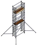 UTS 700 FOLD OUT ACCESS TOWER 4.3M PLATFORM HEIGHT