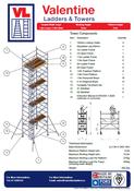 UTS Access Tower 1.45m (W) x 1.8m (L) 8.2m Platform Height