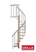 DOLLE CALGARY SPIRAL STAIRCASE LIGHT GREY 140CM