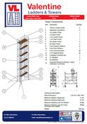 UTS Access Tower 1.45m (W) x 2.5m (L) 11.7m Platform Height