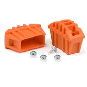 Tubesca Orange Rubber Overboot (Pair) 50 x 25mm