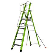 Little Giant Stadium Fibreglass Podium Step Ladder 6 Tread