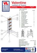 UTS Access Tower 1.45m (W) x 1.8m (L) 8.7m Platform Height