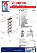 UTS Access Tower 1.45m (W) x 2.5m (L) 9.2m Platform Height