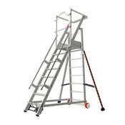 Tubesca Mobile Warehouse Safety Stepladder 8 Tread