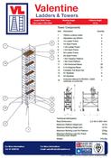 UTS Access Tower 1.45m (W) x 1.8m (L) 10.7m Platform Height