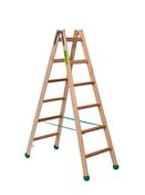Alulock Wooden Rung Ladder Double Sided 2 x 6