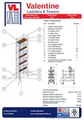 UTS Access Tower 1.45m (W) x 2.5m (L) 10.7m Platform Height