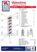 UTS Access Tower 1.45m (W) x 1.8m (L) 11.7m Platform Height