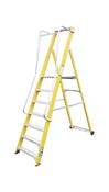 Lyte Fibreglass Wide Platform Stepladder 7 Treads