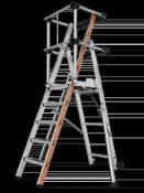 Tubesca Raptor Fixed Podium Stepladder 5 Tread