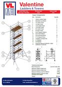 UTS Access Tower 1.45m (W) x 2.5m (L) 8.2m Platform Height