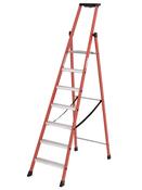 Tubesca Compact Fibreglass Platform Stepladder 7 Tread
