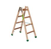 Alulock Wooden Rung Ladder Double Sided 2 x 4
