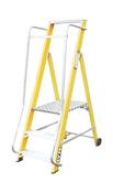 Lyte Fibreglass Wide Platform Stepladder 3 Treads
