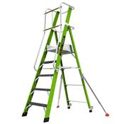 Little Giant Stadium Fibreglass Podium Step Ladder 5 Tread