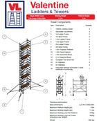 UTS Access Tower 0.85m (W) x 1.8m (L) 9.2m Platform Height image