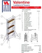 UTS Access Tower 0.85m (W) x 2.5m (L) 6.2m Platform Height image