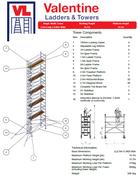UTS Access Tower 0.85m (W) x 2.5m (L) 10.7m Platform Height image