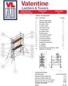 UTS Access Tower 0.85m (W) x 2.5m (L) 3.7m Platform Height image