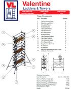 UTS Access Tower 0.85m (W) x 1.8m (L) 5.2m Platform Height image