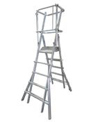 MultiLyte Aluminium Adjustable Platform Stepladder 5-8 Rung image