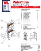 UTS Access Tower 0.85m (W) x 1.8m (L) 4.2m Platform Height image