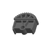 Tubesca Platinium Rubber Foot (Pair) 50 x 20mm