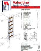 UTS Access Tower 0.85m (W) x 2.5m (L) 11.2m Platform Height image