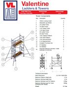 UTS Access Tower 0.85m (W) x 1.8m (L) 2.7m Platform Height image