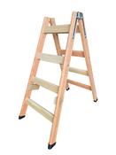 Wooden Double Sided Standing Rung Ladder 2 x 4 image