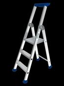 Tubesca Maxibat Platform Stepladder 3 Tread image