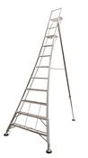 Werner Adjustable Tripod Ladder 9 Tread image