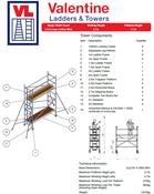 UTS Access Tower 0.85m (W) x 2.5m (L) 2.7m Platform Height image