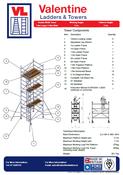 UTS Access Tower 1.45m (W) x 1.8m (L) 5.7m Platform Height image