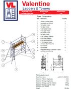 UTS Access Tower 0.85m (W) x 2.5m (L) 2.2m Platform Height image