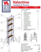 UTS Access Tower 0.85m (W) x 1.8m (L) 7.7m Platform Height image